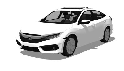 超精细汽车模型 本田 honda civic